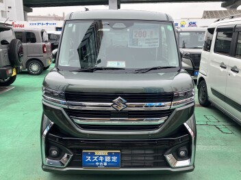 【中古車】MK54S　スペーシアカスタム　ＸＳターボ入荷しました！【クールカーキパールメタリック】